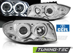 BMW 1 E87/E81/82/88 04-11 ANGEL EYES CHROME Tuning-Tec Fényszóró () (LPBMM5)
