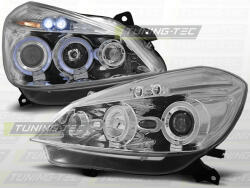 RENAULT CLIO 3 05-09 CHROME ANGEL EYES Tuning-Tec Fényszóró (LPRE27)