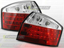 AUDI A4 10.00-10.04 RED WHITE LED Tuning-Tec Hátsó Lámpa (LDAU27)