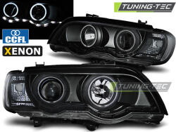 BMW X5 E53 09.99-10.03 ANGEL EYES BLACK XENON/CCFL Tuning-Tec Fényszóró (LPBMC5)