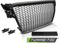AUDI A4 B8 08-11 MATT FEKETE RS-STYLE Tuning-Tec Hűtőrács (GRAU01)