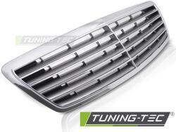 MERCEDES S-CLASS W220 02-05 CHROME-CARBON Tuning-Tec Hűtőrács (GRME61)