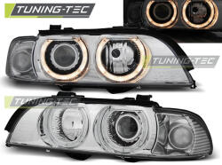 BMW E39 09.95-06.03 ANGEL EYES H7/H7 CHROME Tuning-Tec Fényszóró (LPBMA8)