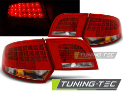 AUDI A3 8P 04-08 SPORTBACK RED WITE LED Tuning-Tec Hátsó Lámpa (LDAU90)