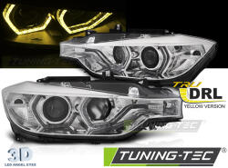  BMW F30/F31 11-15 YELLOW LED DRL CHROME Tuning-Tec Fényszóró (LPBMR1)