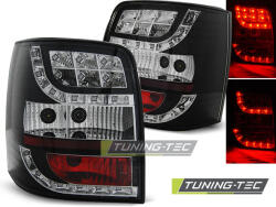 VW PASSAT B5 96-00 VARIANT BLACK LED Tuning-Tec Hátsó Lámpa (LDVW76)