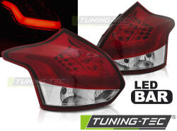  FORD FOCUS 3 11-10.14 HATCHBACK RED WHITE LED BAR Tuning-Tec Hátsó Lámpa (LDFO52)