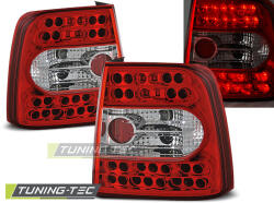  VW PASSAT B5 11.96-08.00 SEDAN RED WHITE LED Tuning-Tec Hátsó Lámpa (LDVW20)