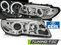 BMW E46 04.03-06 COUPE CABRIO ANGEL EYES CCFL CHROME Tuning-Tec Fényszóró (LPBMH2)