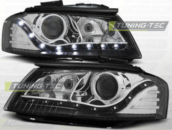 AUDI A3 8P 05.03-03.08 FEKETE DAYLIGHT Tuning-Tec Fényszóró (LPAU24)