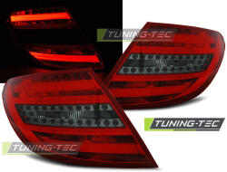 MERCEDES C-KLASA W204 SEDAN 07-10 RED SMOKE LED BAR Tuning-Tec Hátsó Lámpa (LDME66)