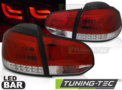  VW GOLF 6 10.08-12 RED WHITE LED BAR Tuning-Tec Hátsó Lámpa (LDVWM8)