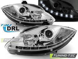 Seat LEON/ALTEA 09-12 TRU DRL CHROME Tuning-Tec Fényszóró (LPSE25)