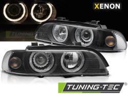  BMW E39 LCI 00-03 ANGEL EYES D2S/H7 BLACK Tuning-Tec Fényszóró (LPBMO7)