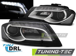  AUDI A3 8P 08-12 BLACK TRU DRL Tuning-Tec Fényszóró (LPAUD3)