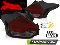 FORD FOCUS 3 15-18 HATCHBACK RED SMOKE SEQ LED Tuning-Tec Hátsó Lámpa (LDFO65)