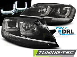 VW GOLF 7 11.12- U-TYPE BLACK WITH CHROME LINE Tuning-Tec Fényszóró (LPVWM1)