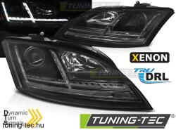 AUDI TT 06-10 8J BLACK LED SEQ HID DRL Tuning-Tec Fényszóró (LPAUF0)