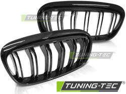 BMW F45/F46 14-18 FÉNYES FEKETE DOUBLE BAR Tuning-Tec Hűtőrács (GRBMA0)