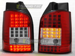  VW T5 04.03-09 RED WHITE LED Tuning-Tec Hátsó Lámpa (LDVW44)
