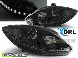 Seat LEON 09-13 TRU DRL BLACK Tuning-Tec Fényszóró (LPSE26)