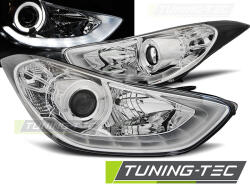Hyundai ELANTRA 11.10- CHROME DAYLIGHT LED Tuning-Tec Fényszóró (LPHU08)