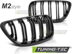 BMW F22 / F23 M2 FÉNYES FEKETE Tuning-Tec Hűtőrács (GRBM84)