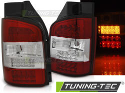  VW T5 04.03-09 RED WHITE LED TRASNPORTER Tuning-Tec Hátsó Lámpa () (LDVWK6)