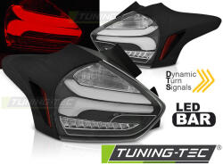  FORD FOCUS 3 15-18 HATCHBACK BLACK SEQ LED Tuning-Tec Hátsó Lámpa (LDFO67)