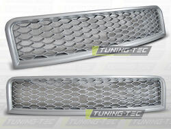 GRILL AUDI A4 (B6) RS-TYPE 10.00-10.04 MATT SILVER Tuning-Tec Hűtőrács (GRAU32)