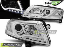 AUDI A6 C6 04.04-08 LED TUBE LIGHTS CHROME Tuning-Tec Fényszóró (LPAU95)
