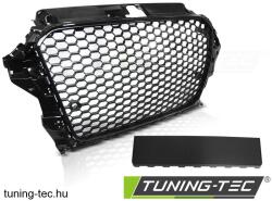  AUDI A3 (8V) 12-16 RS3 STYLE FÉNYES FEKETE Tuning-Tec Hűtőrács (GRAU52)