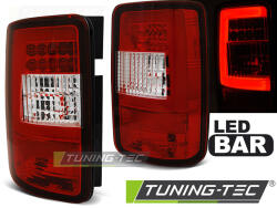 VW CADDY 03-03.14 RED WHITE LED BAR Tuning-Tec Hátsó Lámpa (LDVWF6)