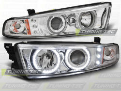 Mitsubishi GALANT 8 (EA0) 96-06 ANGEL EYES CHROME CCFL Tuning-Tec Fényszóró (LPMI13)