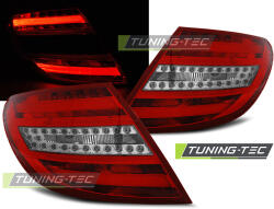 MERCEDES C-KLASA W204 SEDAN 07-10 RED WHITE LED BAR Tuning-Tec Hátsó Lámpa (LDME64)