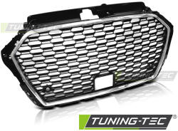  AUDI A3 (8V) 17- RS3 STYLE CHROME BLACK Tuning-Tec Hűtőrács (GRAU57)