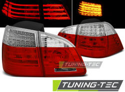 BMW E61 04-03.07 TOURING RED WHITE LED Tuning-Tec Hátsó Lámpa (LDBME0)
