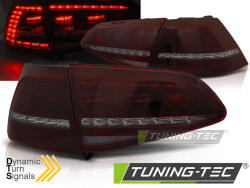 VW GOLF 7 13- RED SMOKE LED SEQ R LOOK Tuning-Tec Hátsó Lámpa (LDVWE4)