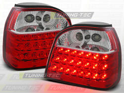  VW GOLF 3 09.91-08.97 RED WHITE LED Tuning-Tec Hátsó Lámpa (LDVW10)