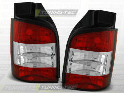  VW T5 04.03-09 RED WHITE Tuning-Tec Hátsó Lámpa (LTVW76)