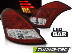  SUZUKI SWIFT IV 10- RED WHITE LED BAR Tuning-Tec Hátsó Lámpa (LDSI05)