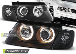  VW PASSAT B5 3B 11.96-08.00 ANGEL EYES BLACK Tuning-Tec Fényszóró (LPVW26)