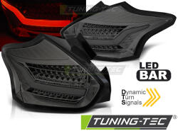 FORD FOCUS 3 15-18 HATCHBACK SMOKE SEQ LED Tuning-Tec Hátsó Lámpa (LDFO62)