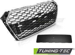  AUDI A4 B9 15-19 CHROME BLACK RS4 STYLE Tuning-Tec Hűtőrács (GRAU76)