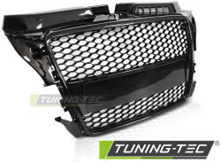  AUDI A3 (8P) 04.08-07.12 FÉNYES FEKETE Tuning-Tec Hűtőrács (GRAU83)