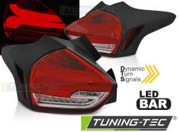 FORD FOCUS 3 15-18 HATCHBACK RED WHITE SEQ LED Tuning-Tec Hátsó Lámpa (LDFO64)
