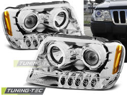 Jeep GRAND CHEROKEE Angel Eyes króm 99-05.05 Tuning-Tec Fényszóró (LPCH01)