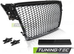  AUDI A4 B8 08-11 GLOSSY BLACK RS-STYLE Tuning-Tec Hűtőrács (GRAU28)