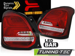 SUZUKI SWIFT VI 17- RED WHITE LED Tuning-Tec Hátsó Lámpa (LDSI11)