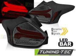 FORD FOCUS 3 15-18 HATCHBACK SMOKE RED SEQ LED Tuning-Tec Hátsó Lámpa (LDFO70)